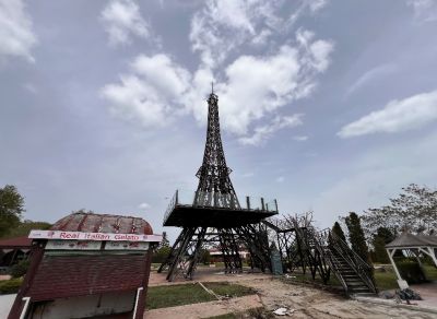 Височинно боядисване на Айфелова кула Златни Пясъци - TIB - Плевен, Ловеч, Троян, Луковит, Кнежа, Белене, Свищов, Червен бряг