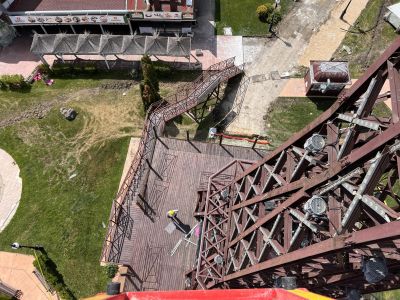Височинно премахване на осветление - Айфелова кула Златни Пясъци - TIB - Плевен, Ловеч, Троян, Луковит, Кнежа, Белене, Свищов, Червен бряг
